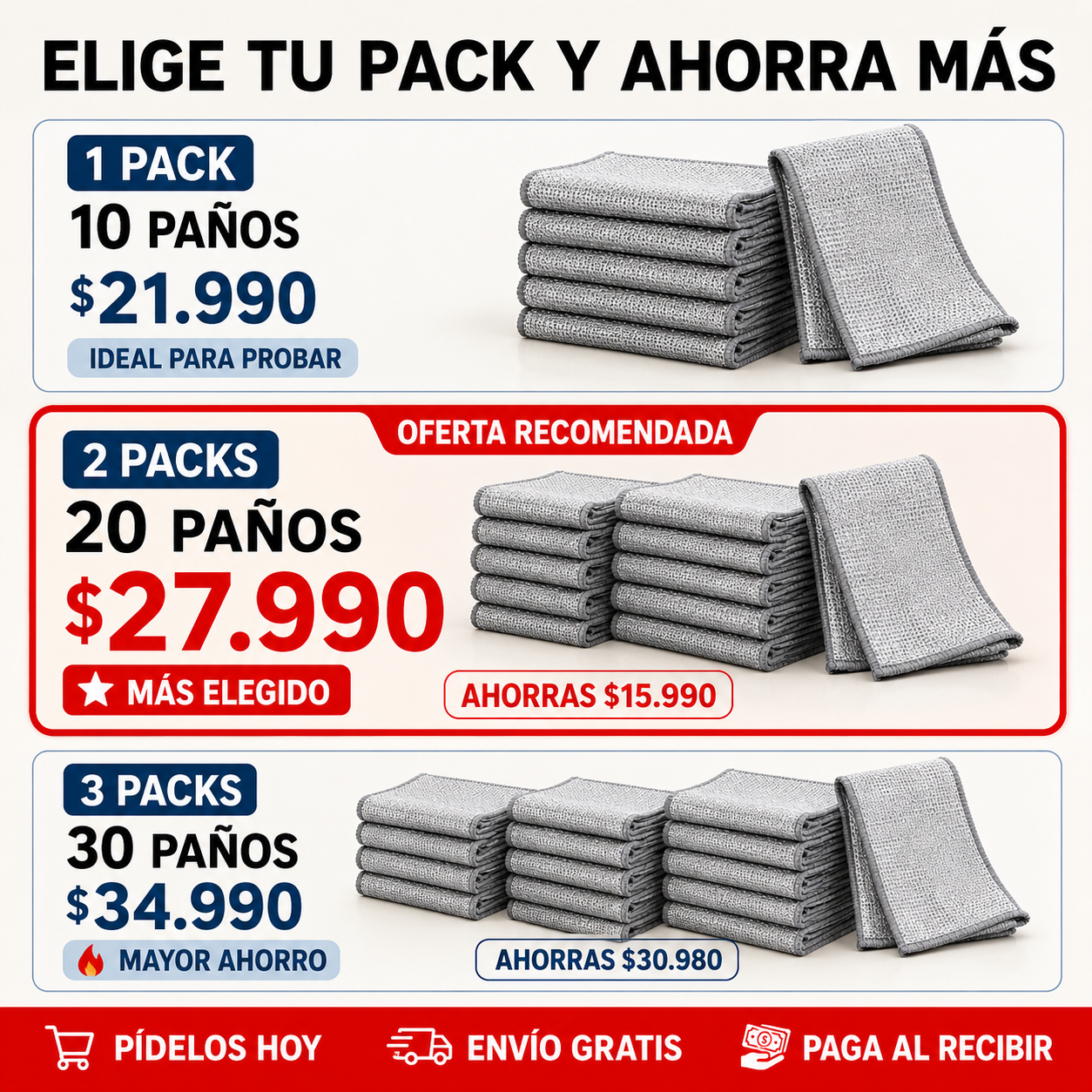 Paños DiamondClean Pro – Facilita la limpieza de suciedad difícil