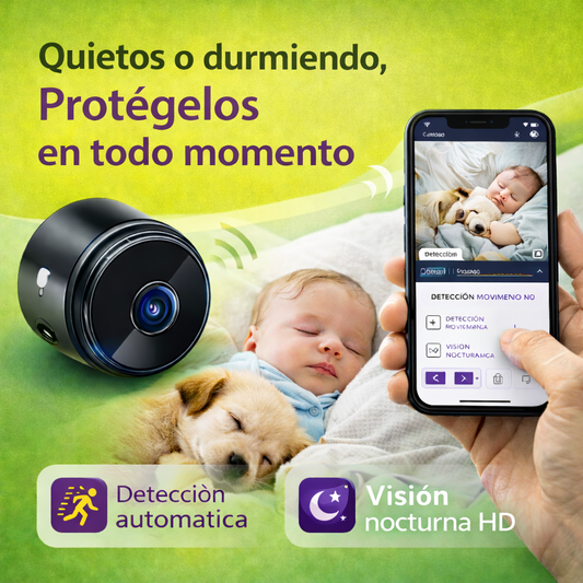 Mini Cámara A9 1080P: Protege tu Hogar en Silencio 🔒