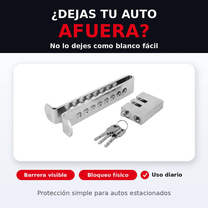 Traba Pedal Shield Rayenko 🔒 Bloquea el pedal y dificulta el robo