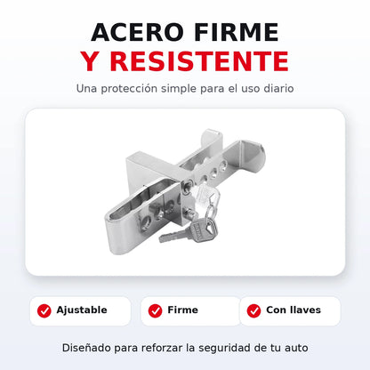 Traba Pedal Shield Rayenko 🔒 Bloquea el pedal y dificulta el robo