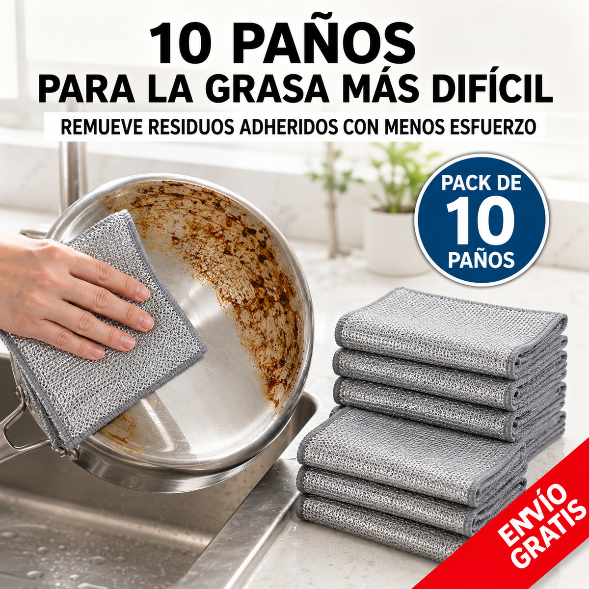 Paños DiamondClean Pro – Facilita la limpieza de suciedad difícil