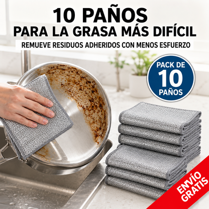 Paños DiamondClean Pro – Facilita la limpieza de suciedad difícil
