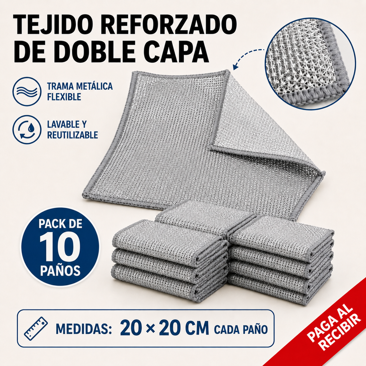 Paños DiamondClean Pro – Facilita la limpieza de suciedad difícil