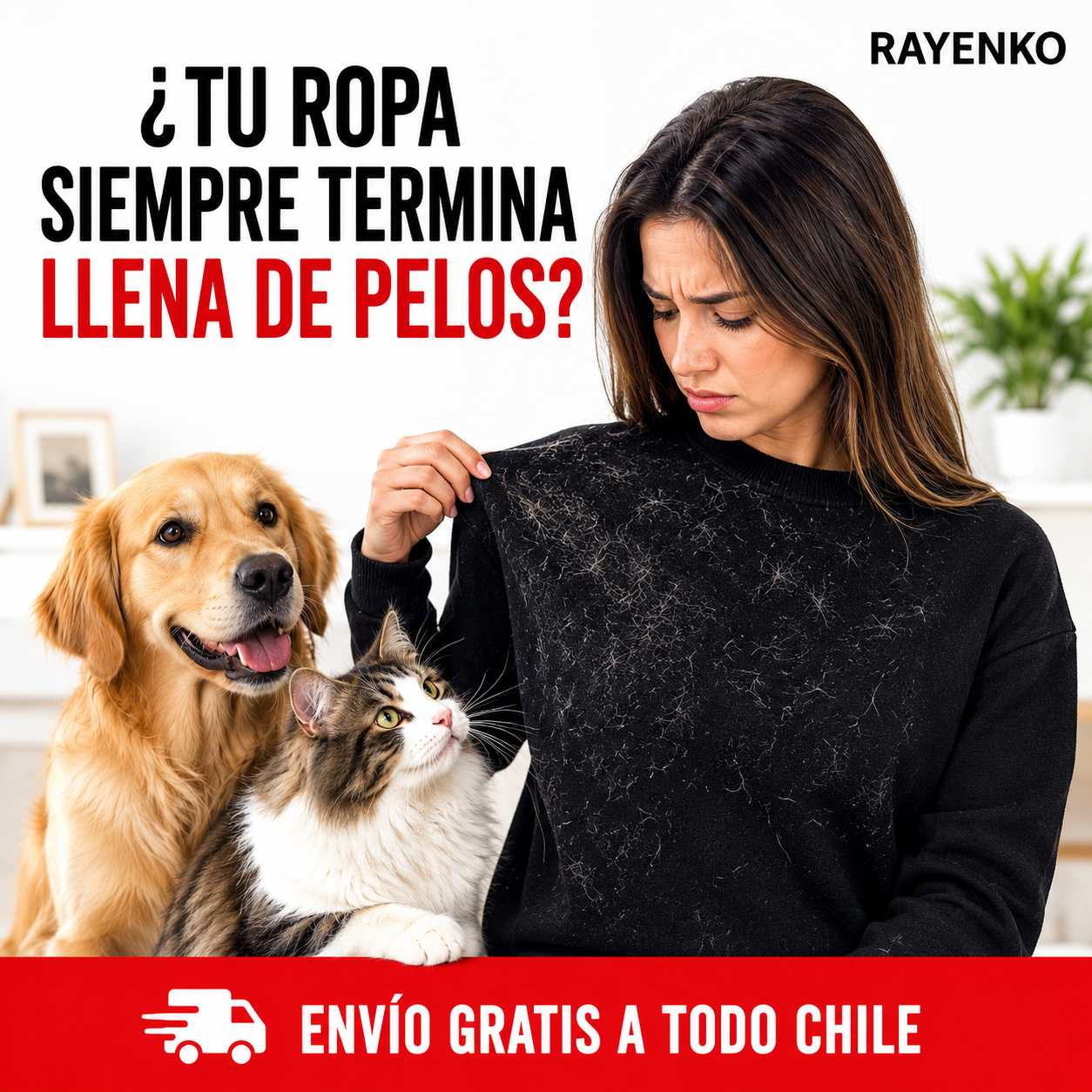 🧤 Guante Quita Pelos para Ropa, Sofás y Asientos