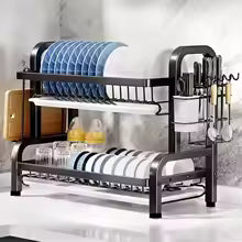 DryLux™ – Escurridor Doble Nivel de Acero Inoxidable