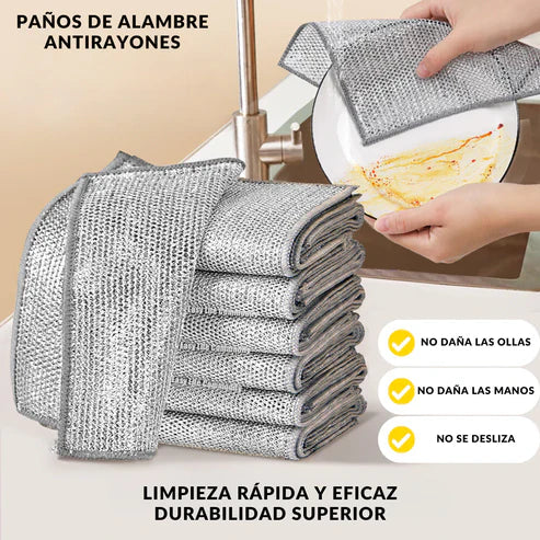Pack 10 Paños Premiun doble Capa Multiuso