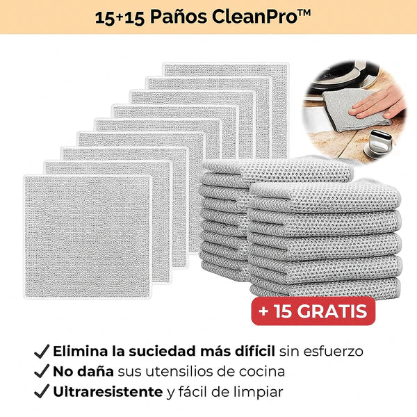 Pack 10 Paños Premiun doble Capa Multiuso